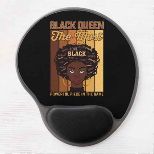 Juneteenth Melanin Black Girl The Most Powerful Gel Mouse Pad