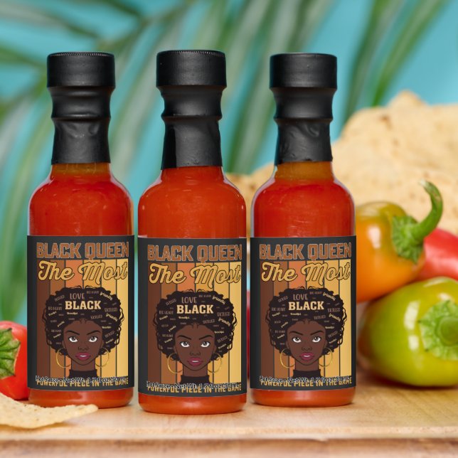 Juneteenth Melanin Black Girl The Most Powerful Hot Sauces (Multi)