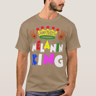 Juneteenth Melanin King Emancipation Day Black Pri T-Shirt