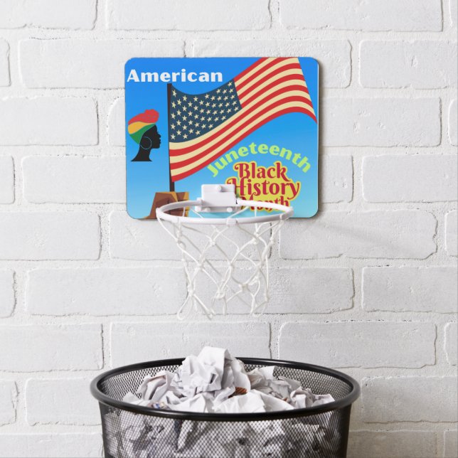 Juneteenth Mini Basketball Hoop (In Situ)