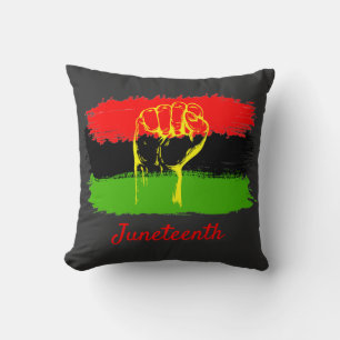 Juneteenth National Independence Day Throw Pillow