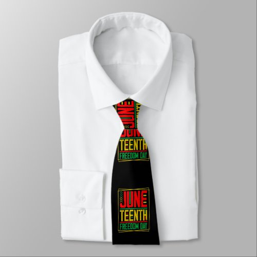 Juneteenth Neck Tie