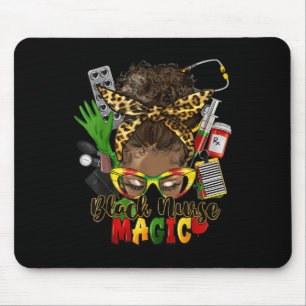 Juneteenth Nurse Black Women Black History Month N Mouse Pad