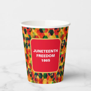 Juneteenth Paper Cups