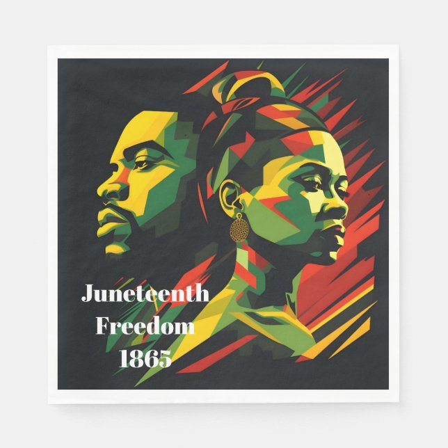 Juneteenth Paper Napkin (Front)
