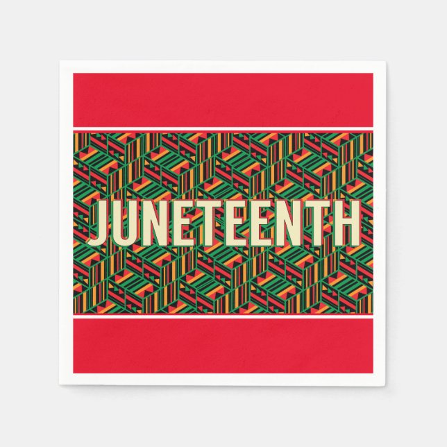 Juneteenth Paper Napkin (Front)