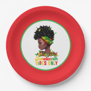Juneteenth Paper Plate