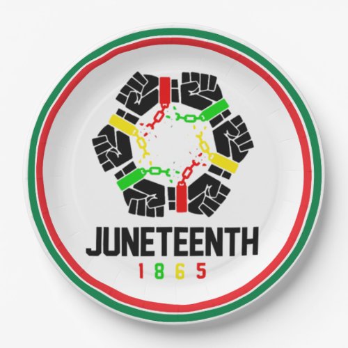 Juneteenth  paper plates