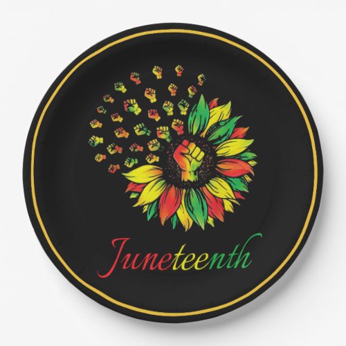 Juneteenth Paper Plates