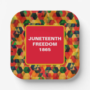 Juneteenth Paper Plates