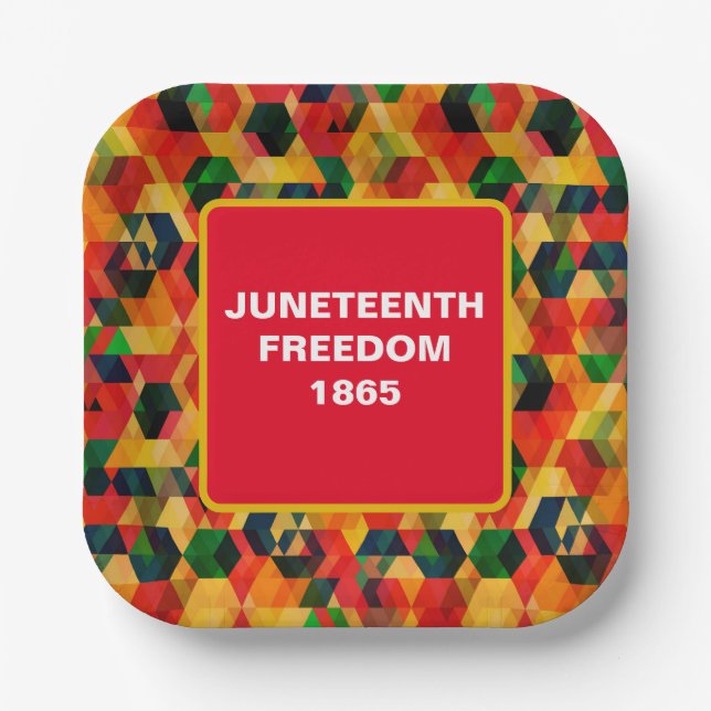 Juneteenth Paper Plates (Front)
