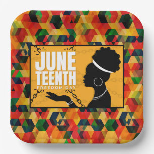 Juneteenth Paper Plates