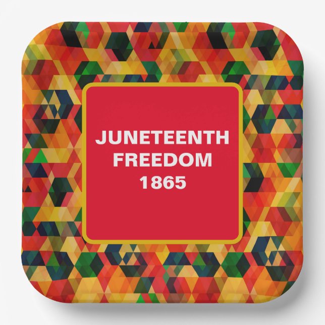 Juneteenth Paper Plates (Front)
