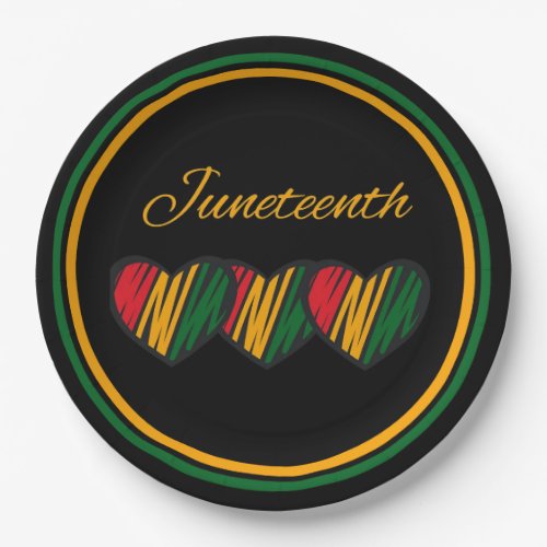 Juneteenth Paper Plates