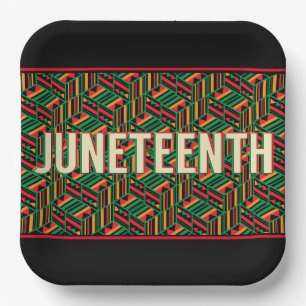 Juneteenth  paper plates