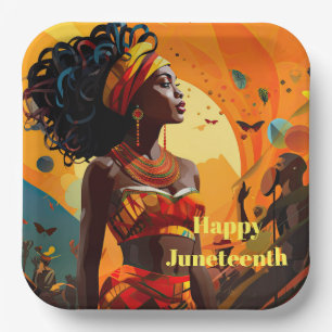 Juneteenth  paper plates
