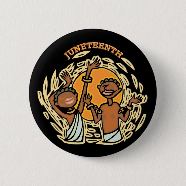 Juneteenth Pinback Button (Front)