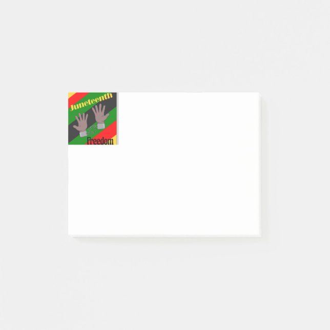 Juneteenth  post-it notes (Front)