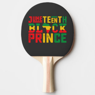 Juneteenth Prince Celebrating Black Freedom Ping Pong Paddle
