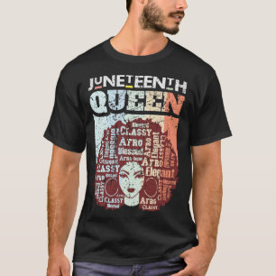 Juneteenth Queen Melanin. Women African American T-Shirt
