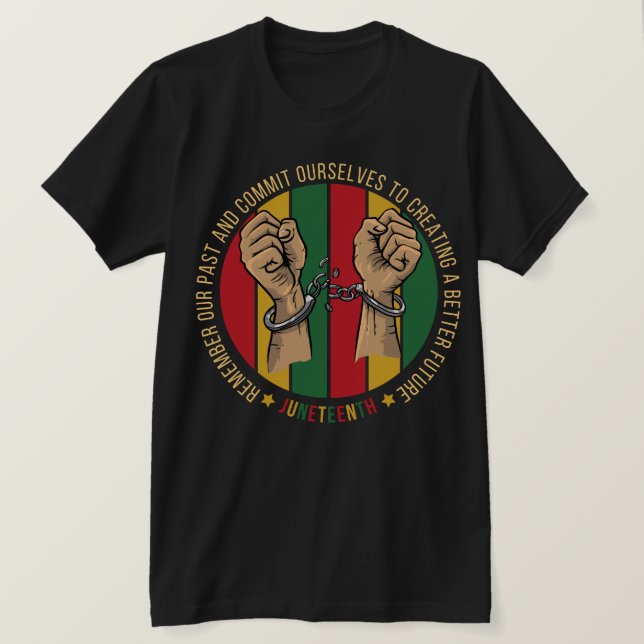 Juneteenth Quote  T-Shirt (Design Front)