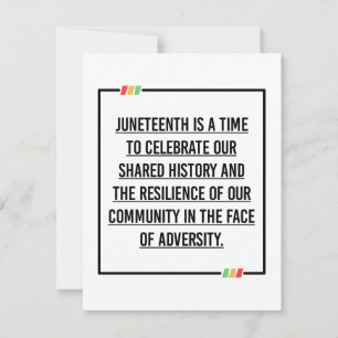 Juneteenth Quotes, Freedom of African American. Save The Date