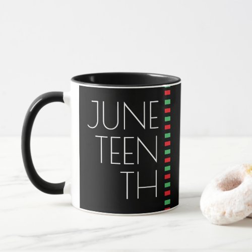 Juneteenth Red Black Green Holiday Mug