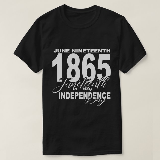 Juneteenth shirt - WHITE | Zazzle