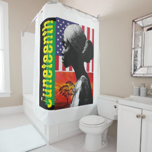 Juneteenth Shower Curtain