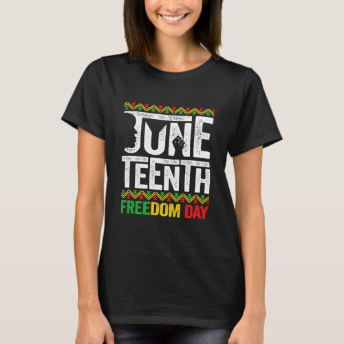Juneteenth Since 1865 Black  Freedom Day Girl  T_Shirt