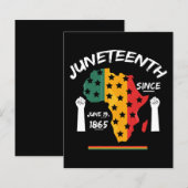 Juneteenth Since June 19th 1865 T-shirt Free Ish (Front/Back)