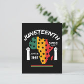Juneteenth Since June 19th 1865 T-shirt Free Ish (Standing Front)