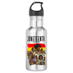 Juneteenth Stainless Steel Water Bottle