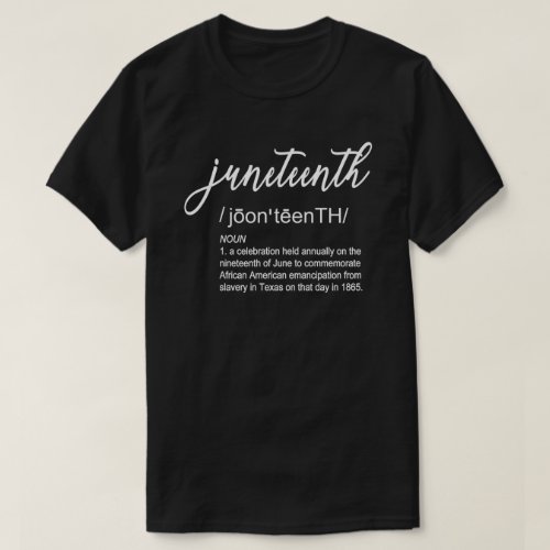 Juneteenth T_Shirt