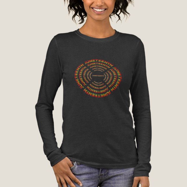 Juneteenth T-Shirt Tri-Blend Shirt (Front)