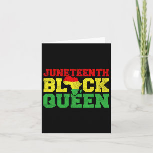 Juneteenth T Shirts Women Girls  Card