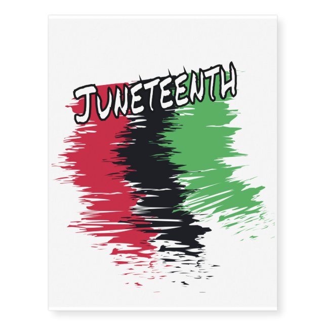 Juneteenth Temporary Tattoos (Front)