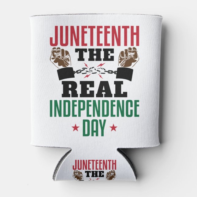 Juneteenth The Real Independence Day Can Cooler (Front)