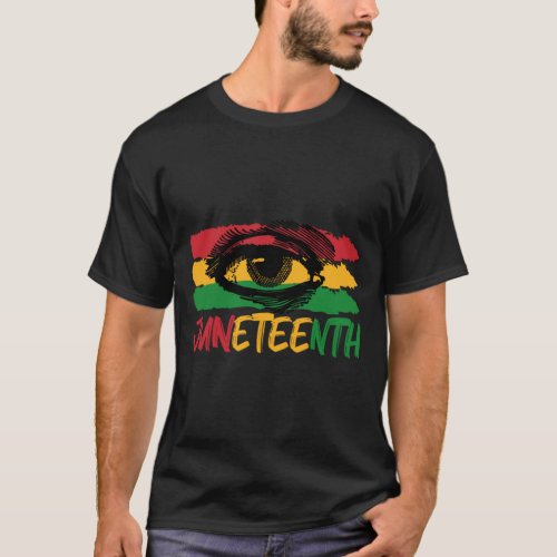 Juneteenth Third Eye Black Lives Matter Black H T_Shirt