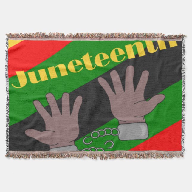 Juneteenth  throw blanket (Front)