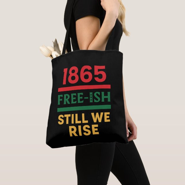 Juneteenth Tote Bag (Close Up)