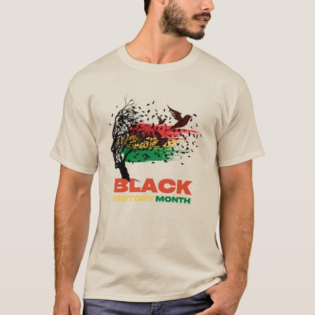 Juneteenth Tree African Root Afro Proud Black June T-Shirt (Front)