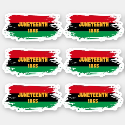 Juneteenth Vinyl Stickers