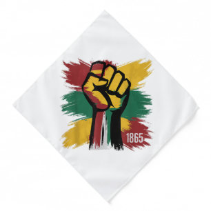 Juneteenth Women Men African American Freedom 1865 Bandana