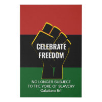 Juneteeth CELEBRATE FREEDOM Customizable Scripture