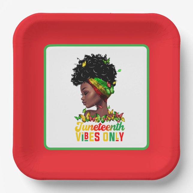 Junettenth Paper Plate (Front)