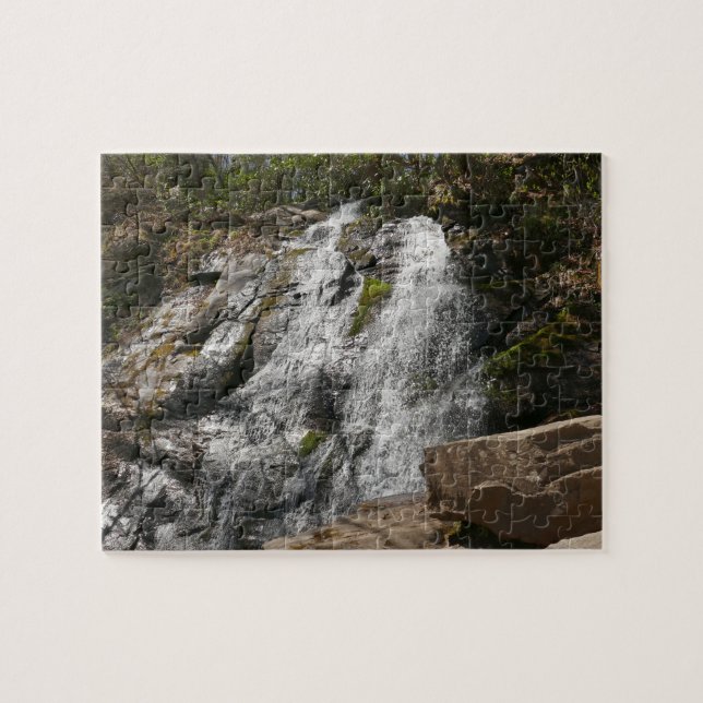 Juney Whank Falls at Smoky Mountains Jigsaw Puzzle (Horizontal)