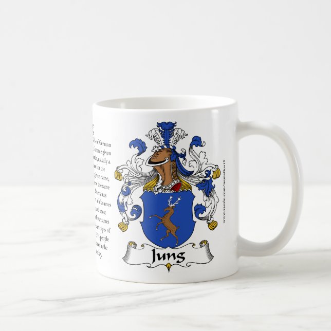 Jung Family Coat of Arms Mug (Right)