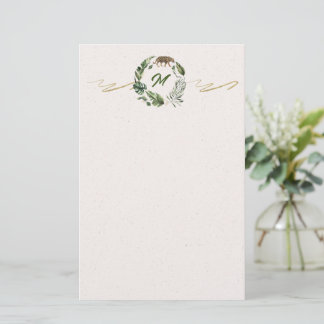Junge Rumble Monogram Stationery