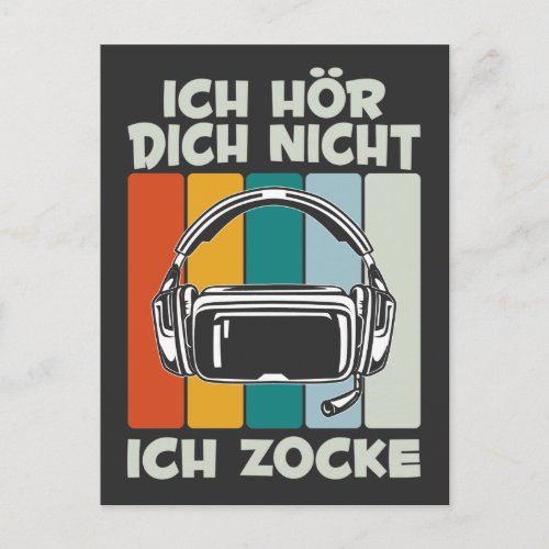 Jungen Zocker Gamer Videospiel Zocken Postcard